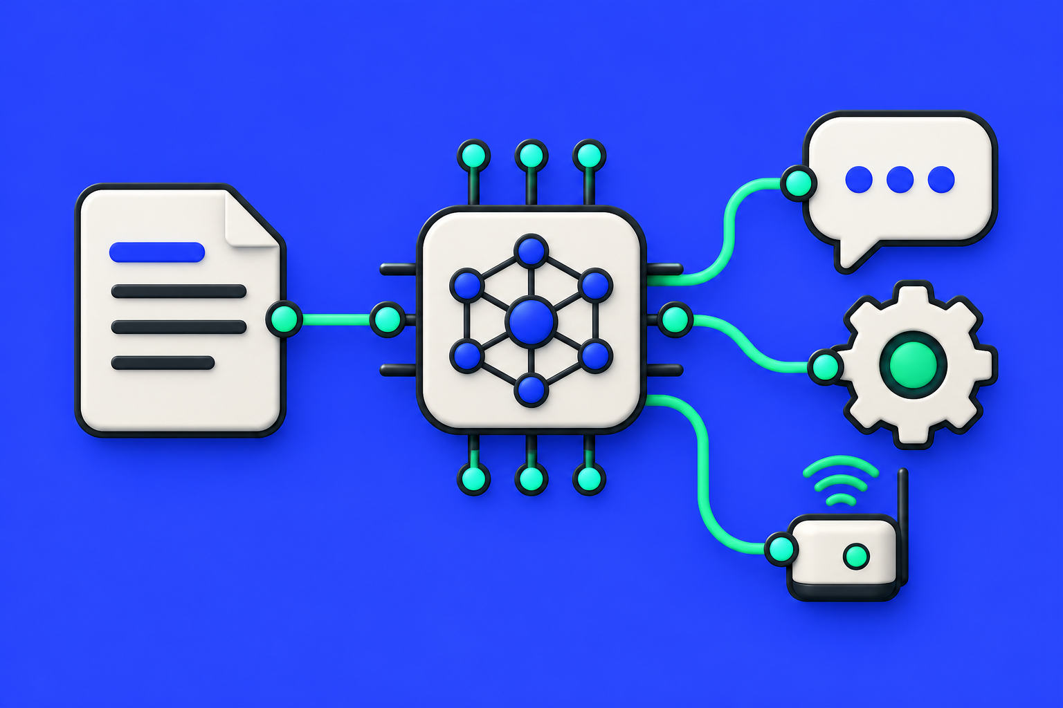 AI & Connected Technology illustration